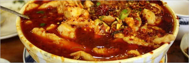 Gourmet Dumpling House Sliced Fish Szechuan Style